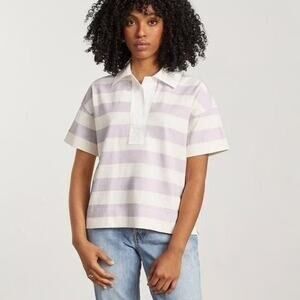 $60 New Everlane The Retro Jersey Polo - Pale Orchid canvas - Small